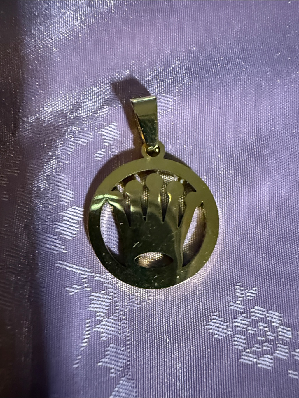 Gold Tone Rolex Pendant